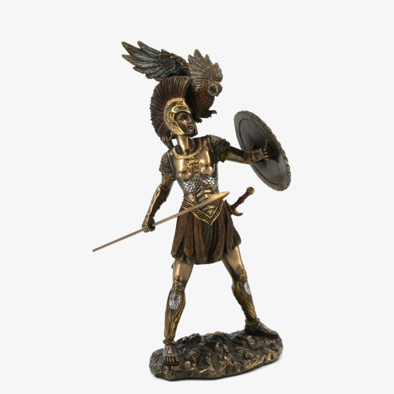 Athena with owl 30 cm