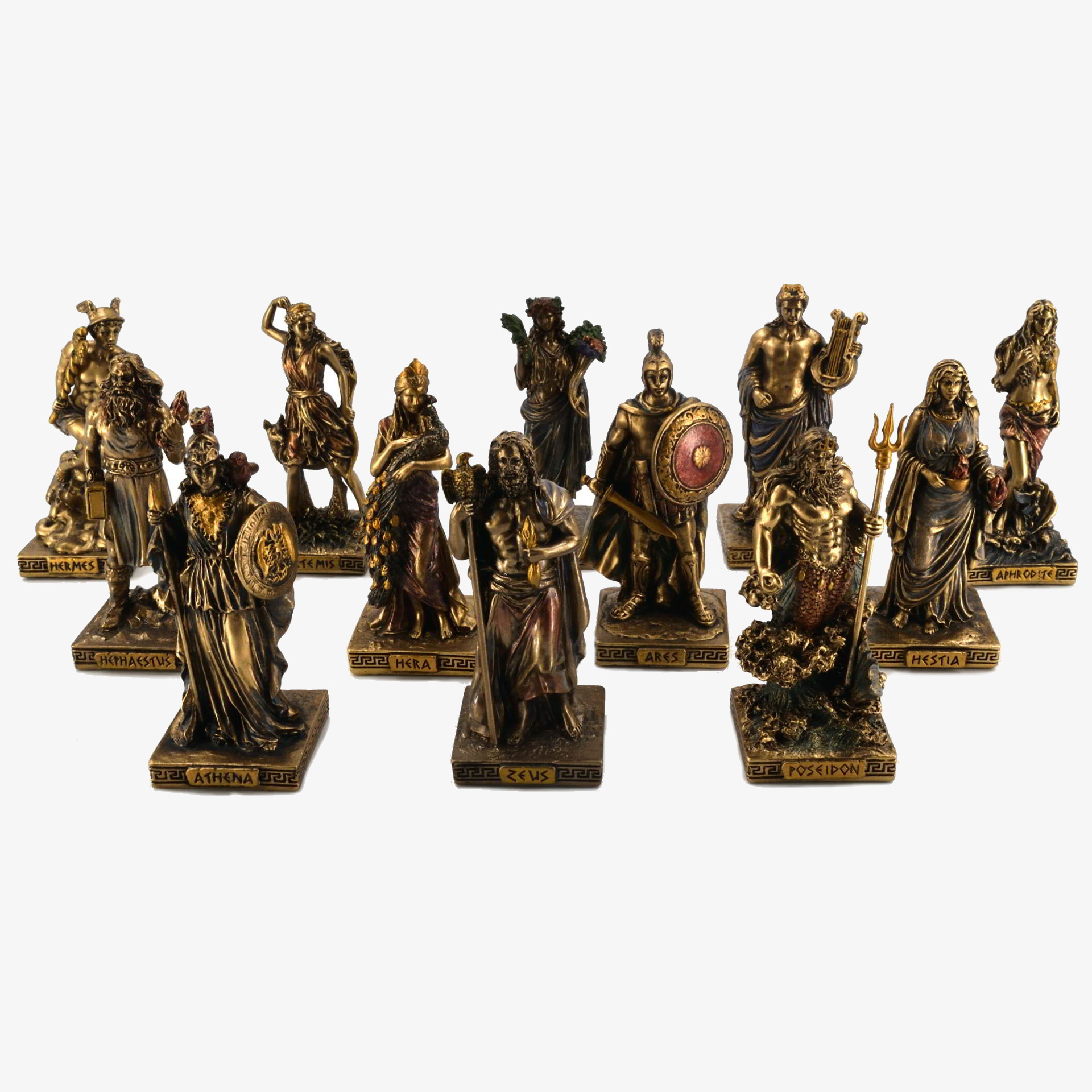 12 miniature figures