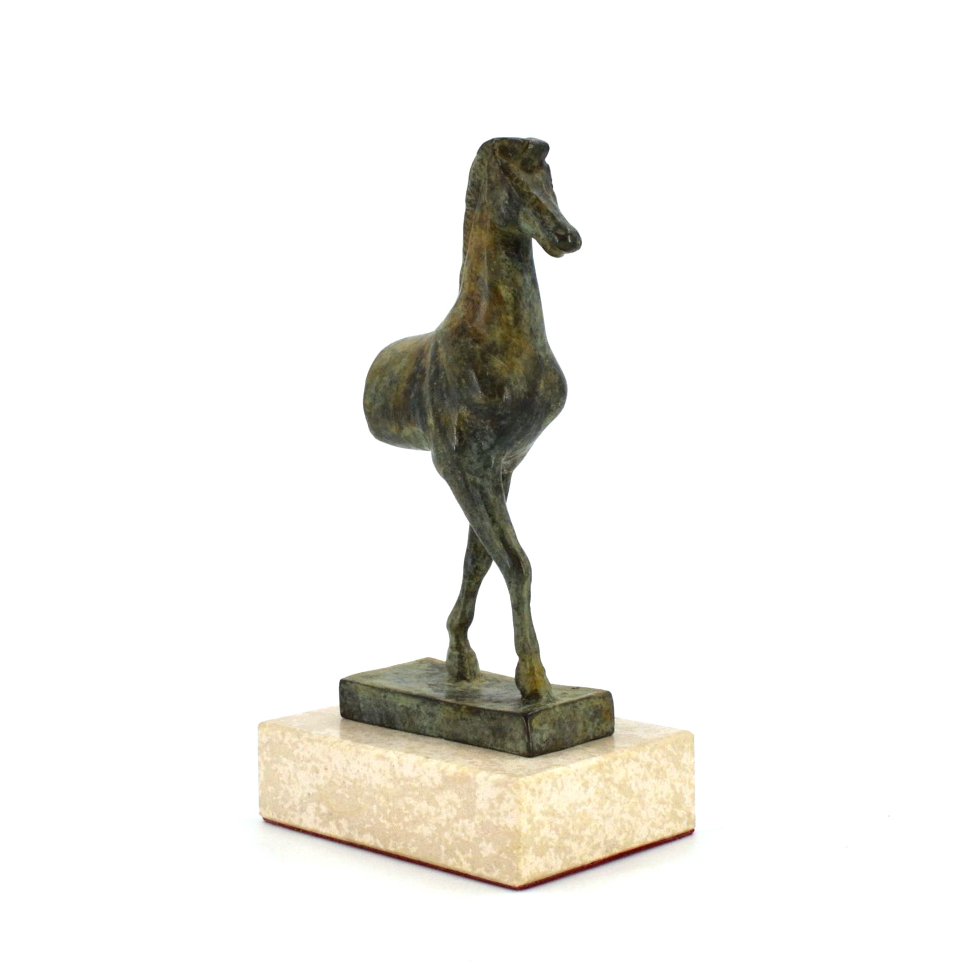 Archaic Greek Horse Figurine , Acropolis 6th century BCE 13,5 cm
