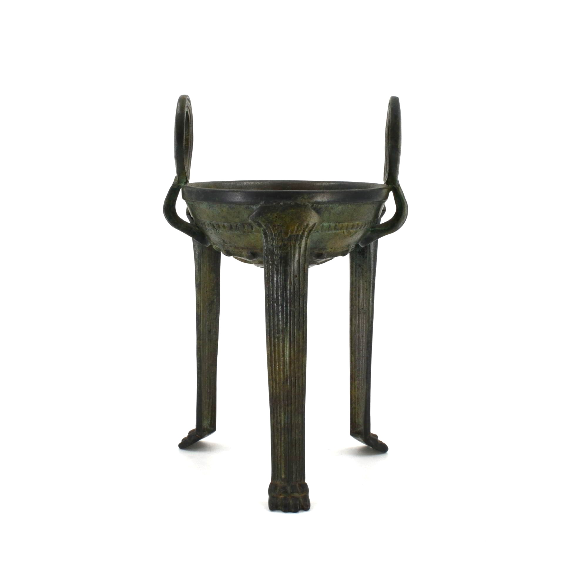 Archaic Ritual Tripod Cauldron 19 cm