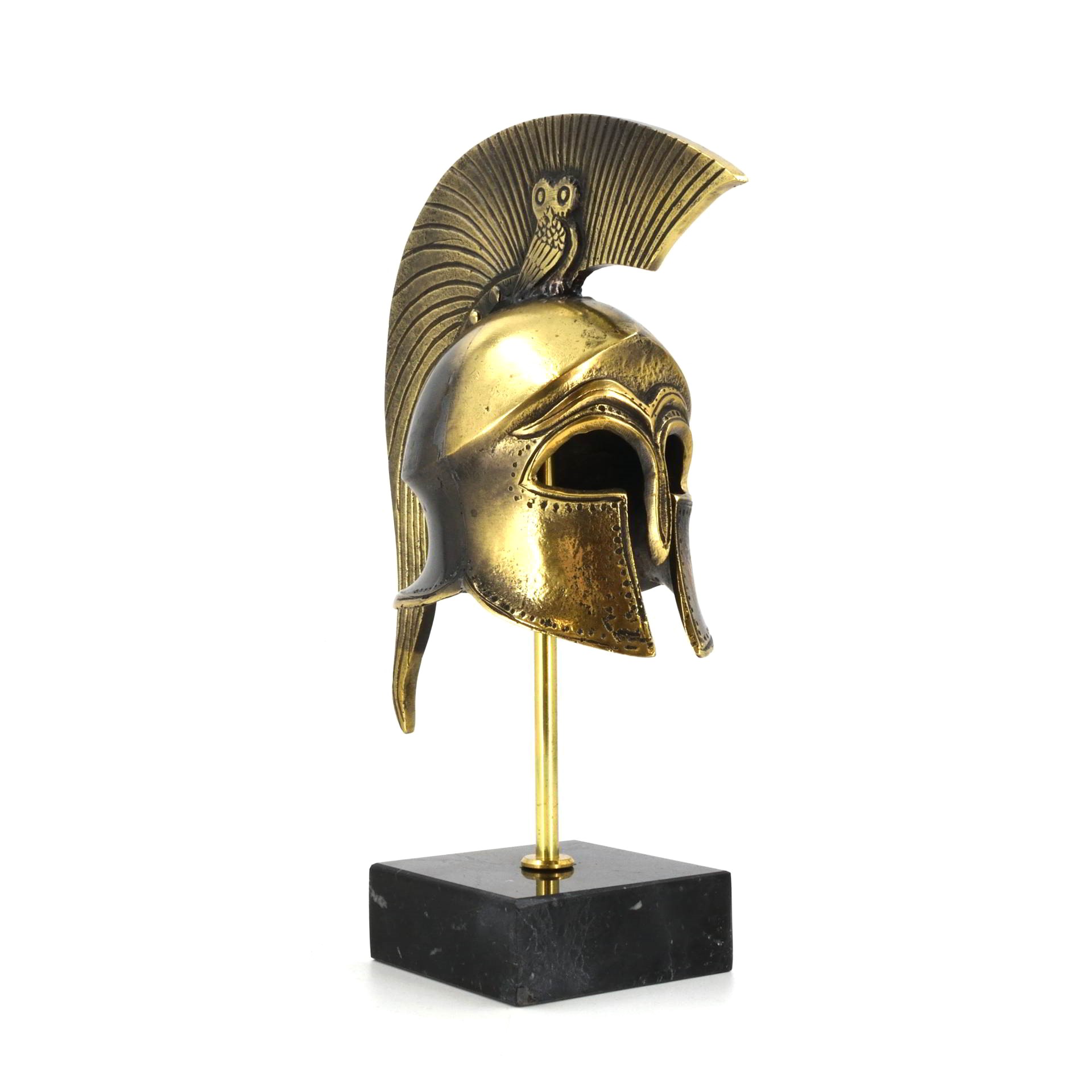 Athenian helmet with owl 25,5 cm