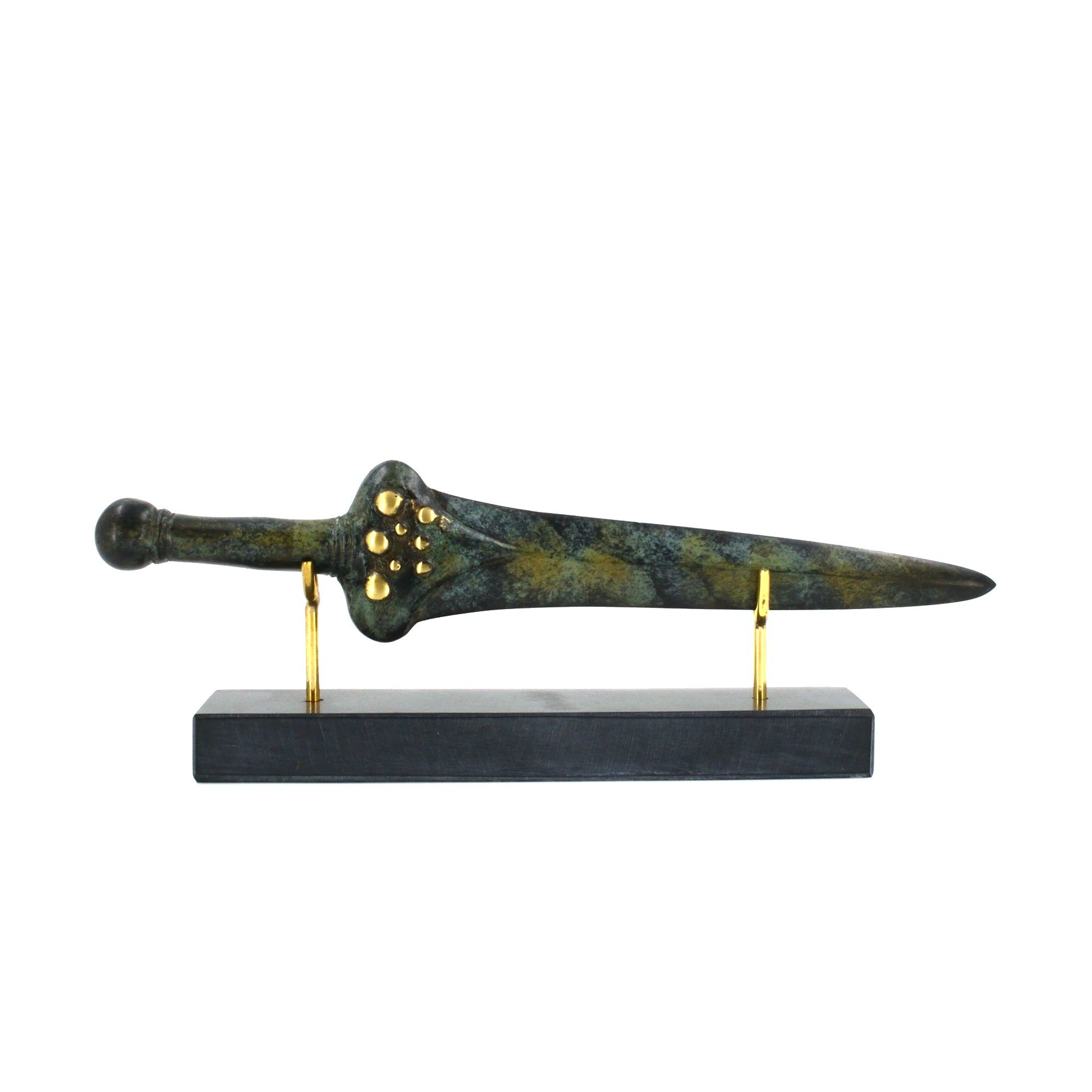 Bronze Age Sword with Royal Inlay Ornament 26 cm