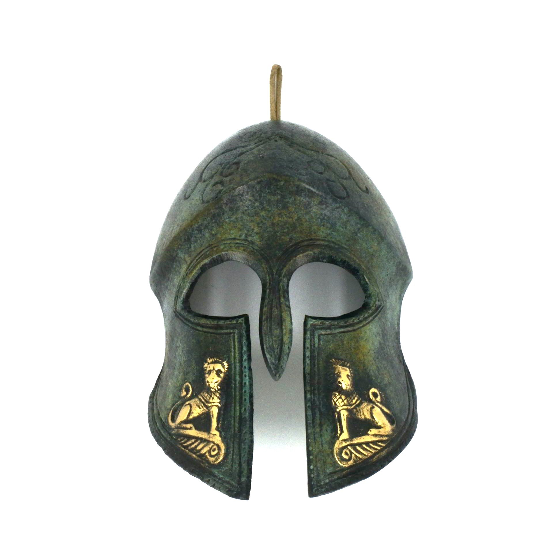 Corinthian Helmet with Lion Motifs