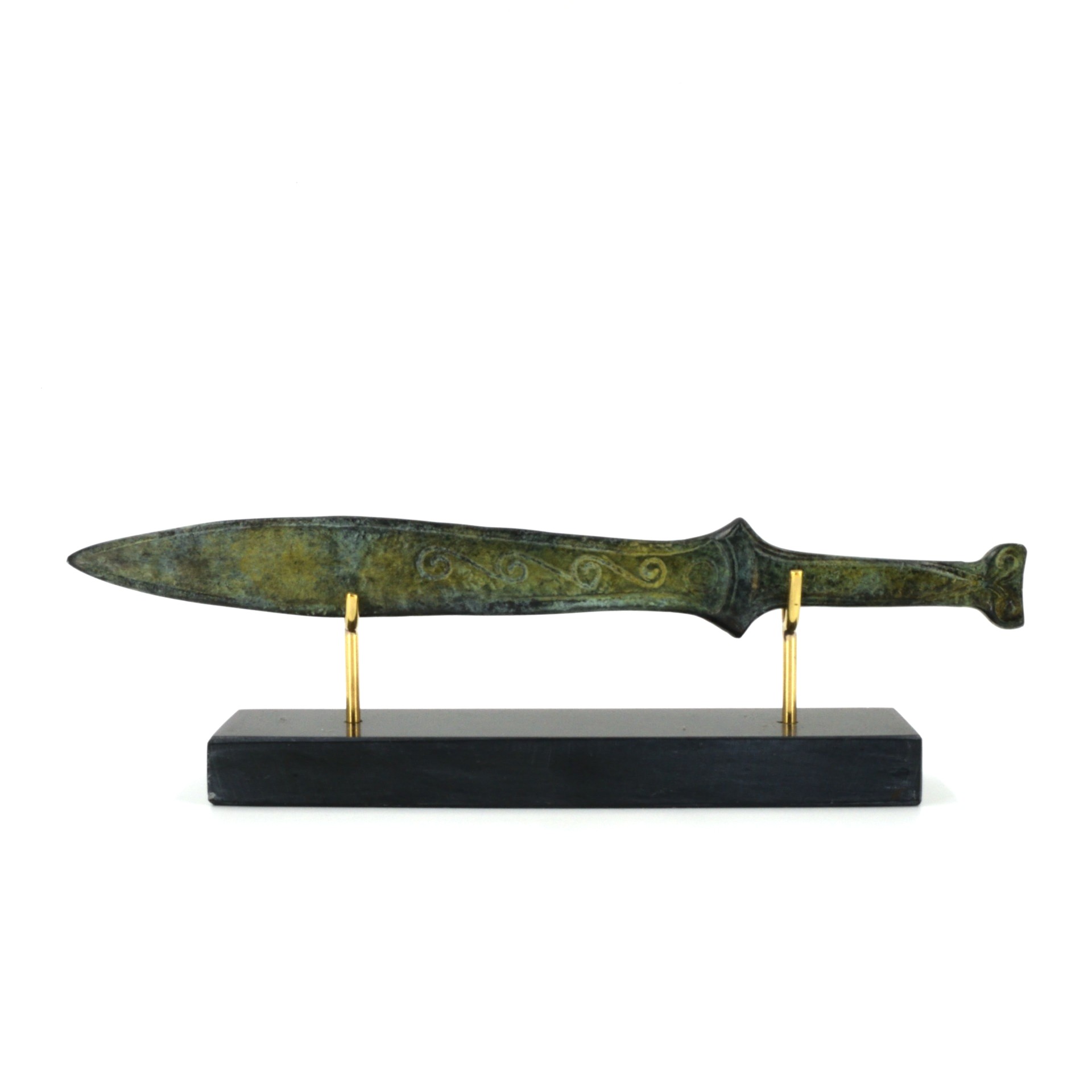 Celtic La Tène Ceremonial Sword with Spiral Ornament 26 cm