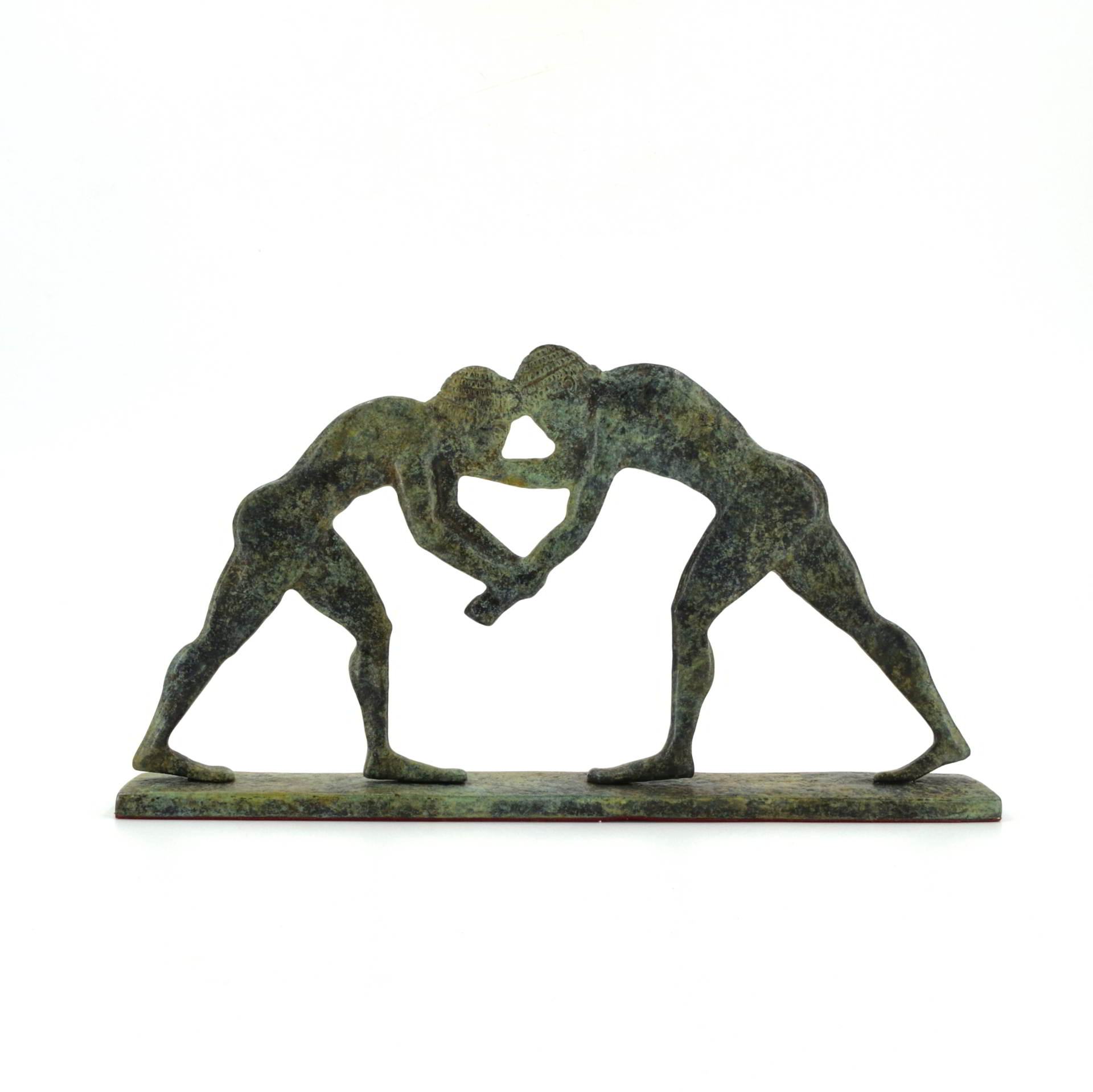 The Wrestlers 20 x 11 cm