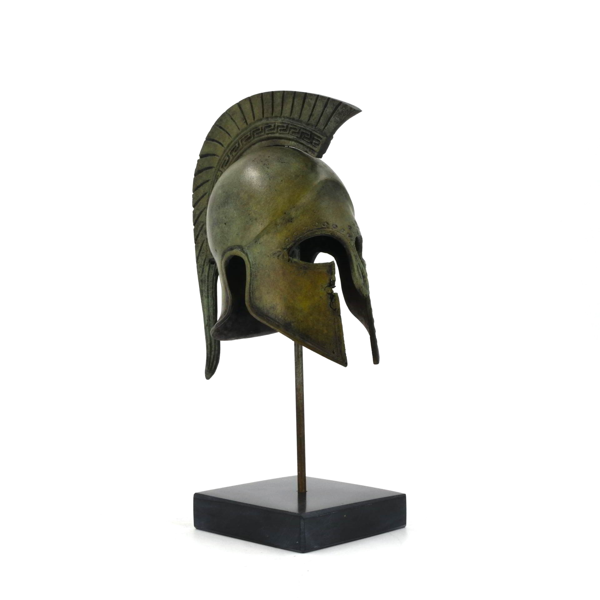 Archaic Period Hoplite helmet with meander motif 17 cm