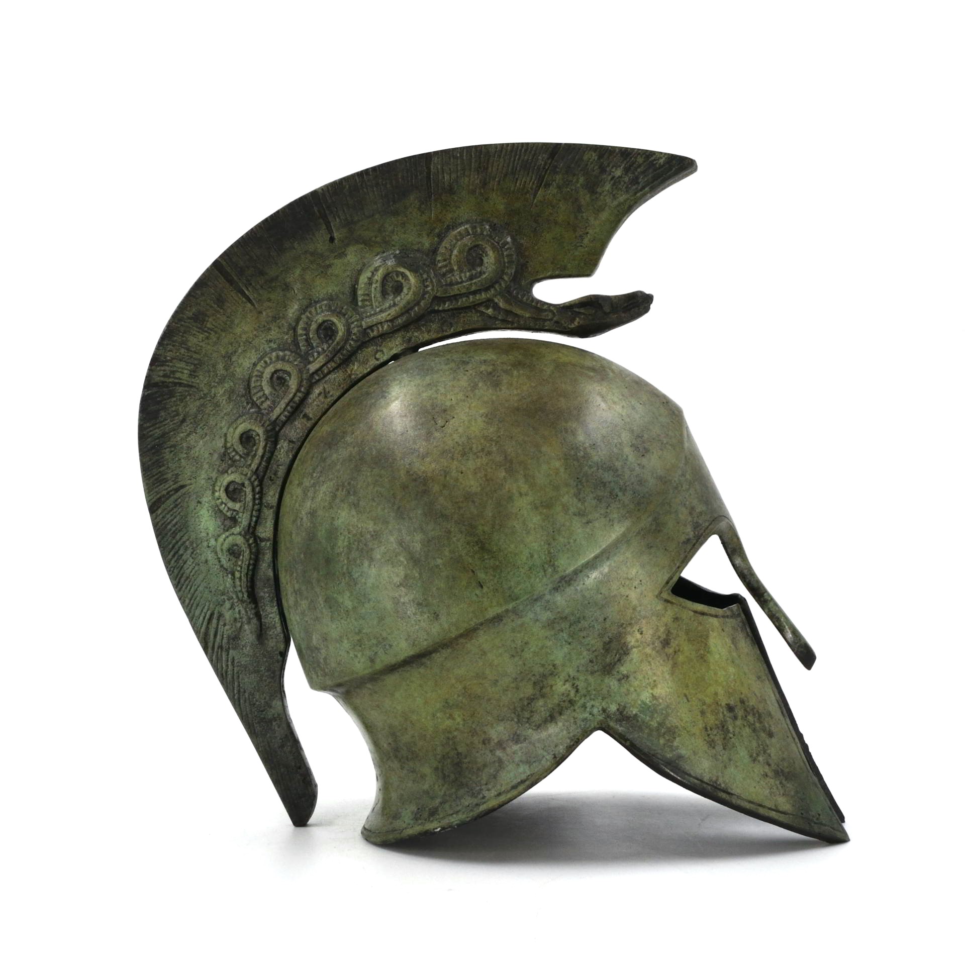 Corinthian Helmet with Serpent Crest 25 cm