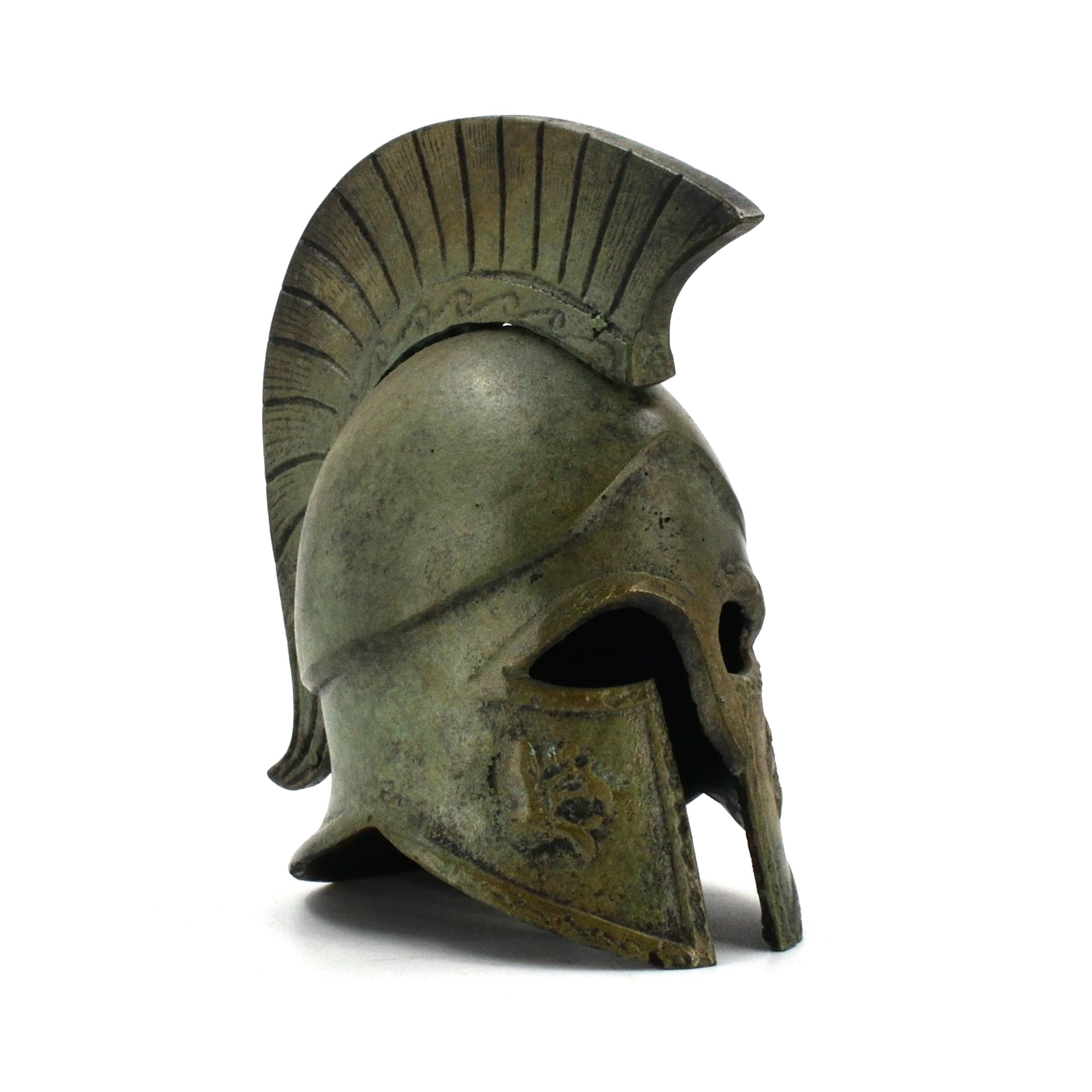 Corinthian Hoplite Helmet with Griffin Side Emblem 11 cm